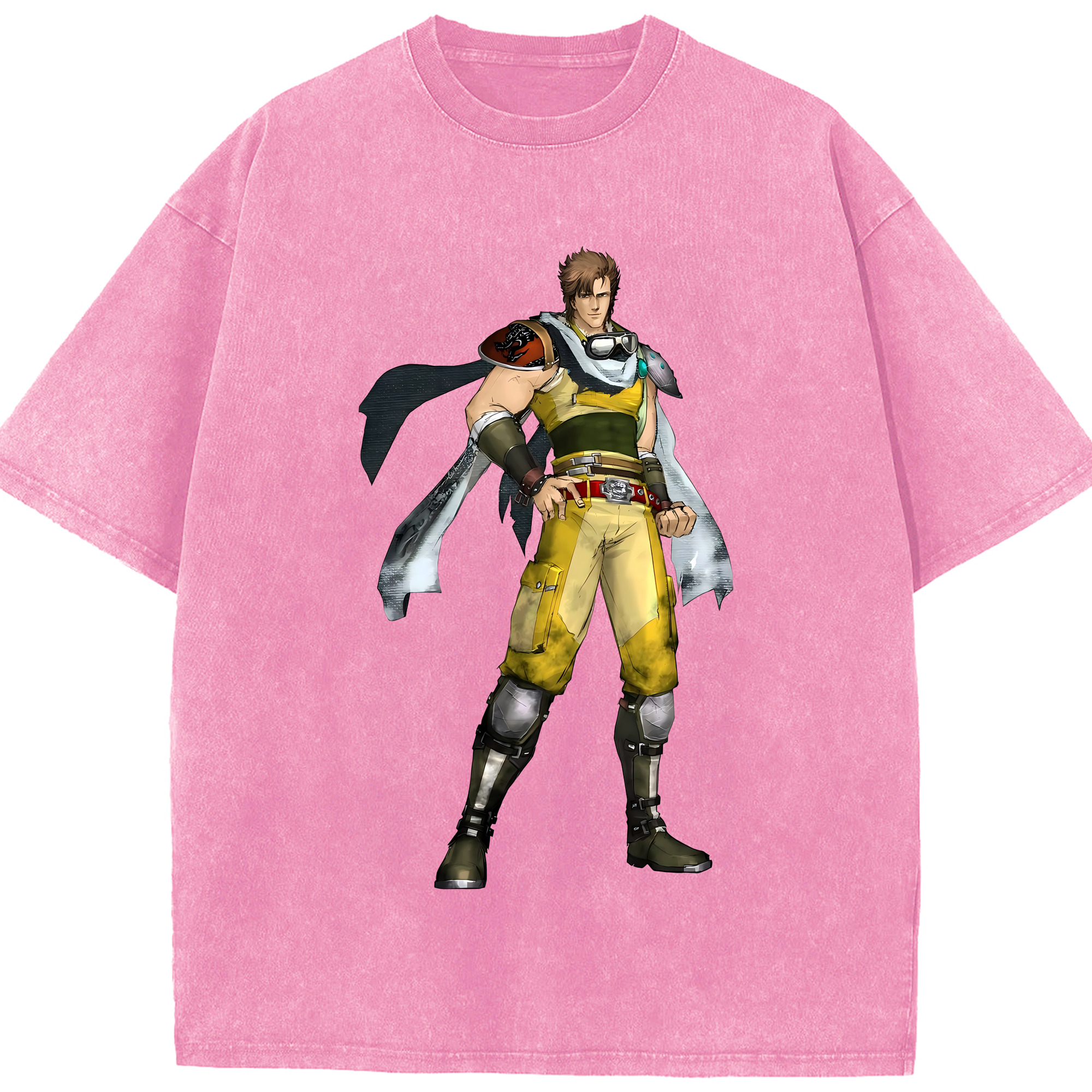 （画像用） 北斗の拳 Fist of the North Star 綿100% ヴィンテージ風 半袖Tシャツ（フロントプリント）